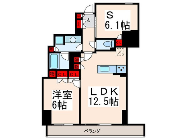 ステイシス町屋の物件間取画像